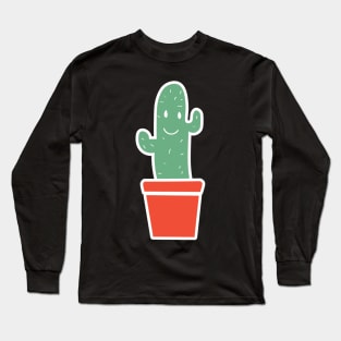 Happy Cactus. Long Sleeve T-Shirt